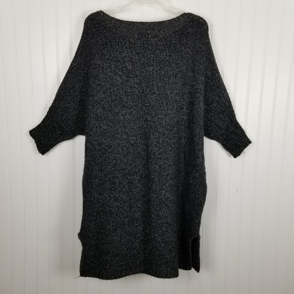 NU Numinou Women's Sweater Dress Bat Wing Scoop Neck Oversized Pocket Marled OS - Picture 5 of 8